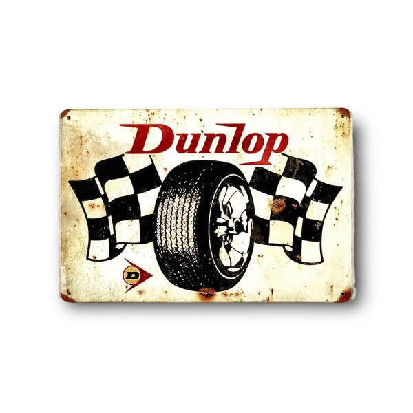 DEKORACYJNA BLACHA / TABLICA ŚCIENNA - DUNLOP