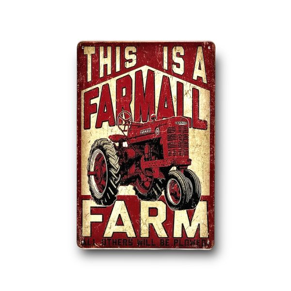 DEKORACYJNA BLACHA / TABLICA ŚCIENNA – THIS IS FARMALL | FARM
