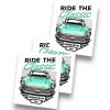 NAKLEJKA – RIDE THE CLASSIC CHEVROLET BEL AIR