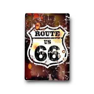DEKORACYJNA BLACHA / TABLICA ŚCIENNA – ROUTE 66