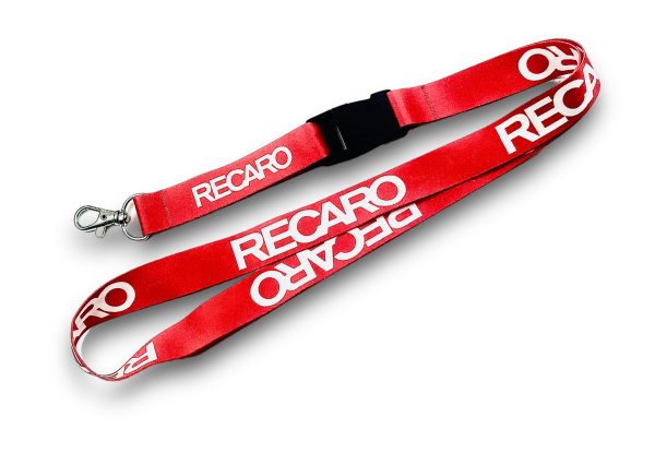 DŁUGA SMYCZKA DO KLUCZY CZERWONA RECARO