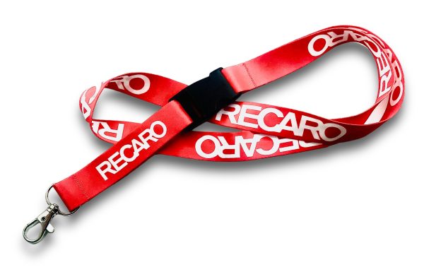 DŁUGA SMYCZKA DO KLUCZY CZERWONA RECARO