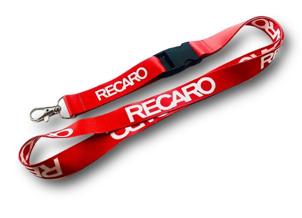 DŁUGA SMYCZKA DO KLUCZY CZERWONA RECARO