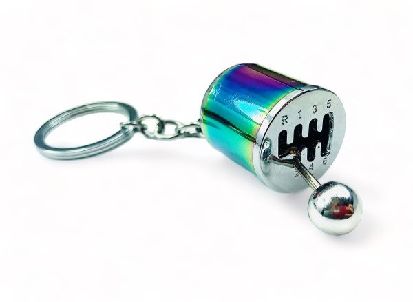 6 RODZAJÓW BRELOKÓW PRZEDSTAWIAJĄCYCH RÓŻNOKOLOROWE SKRZYNIE BIEGÓW ZAWIERAJĄCE RUCHOMĄ GAŁKE DO ZMIANY WSZYSTKICH BIEGÓW. IDEALNE NA PREZENT!