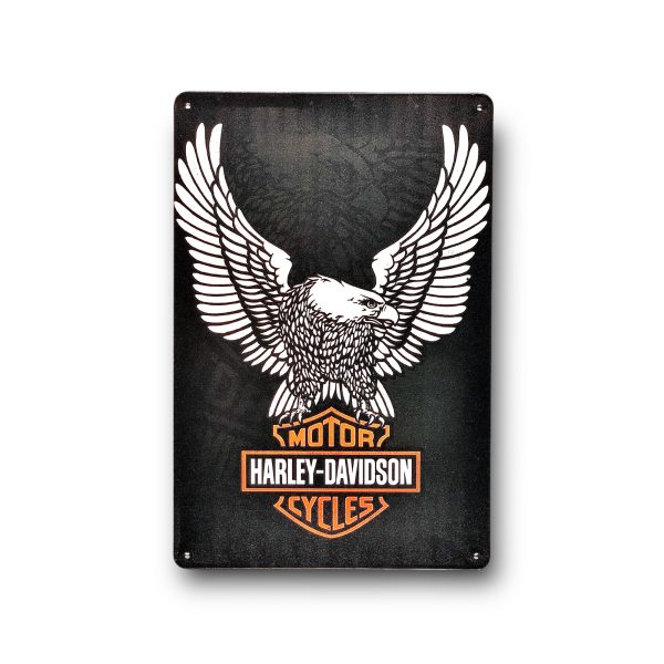 DEKORACYJNA BLACHA / TABLICA ŚCIENNA – HARLEY DAVIDSON MOTORCYCLE GARAGE
