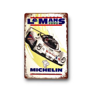 DEKORACYJNA BLACHA / TABLICA ŚCIENNA - LE MANS MICHELIN
