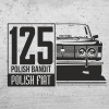 NAKLEJKA ŚCIENNA – FIAT 125P „125 POLISH BANDIT POLISH FIAT”