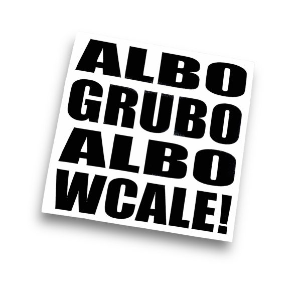 ALBO GRUBO ALBO WCALE CZARNA