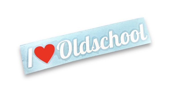 I LOV OLDSCHOOL BIAŁ