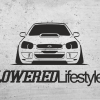 NAKLEJKA ŚCIENNA – SUBARU „LOWERED LIFESTYLE”