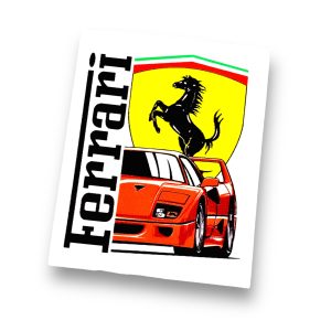 NAKLEJKA - FERRARI
