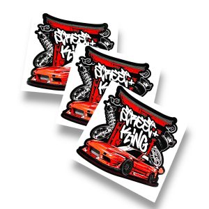 NAKLEJKA - NISSAN S13 STREET KING