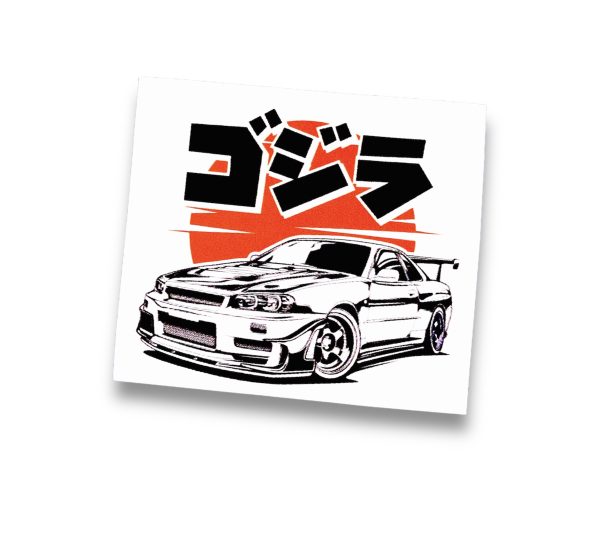 GTR R34 JAK KOSZULKA