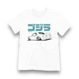 T-SHIRT / KOSZULKA - RETRO NISSAN SKYLINE GTR "GODZILLA"
