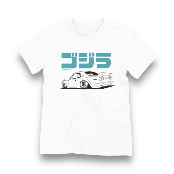 T-SHIRT / KOSZULKA - RETRO NISSAN SKYLINE GTR "GODZILLA"
