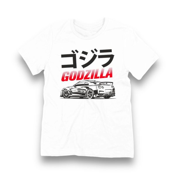 T-SHIRT / KOSZULKA – GODZILLA NISSAN GTR R-35
