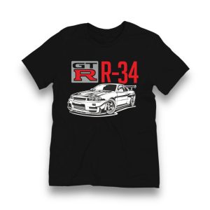 T-SHIRT / KOSZULKA - GTR R-34 NISSAN SKYLINE