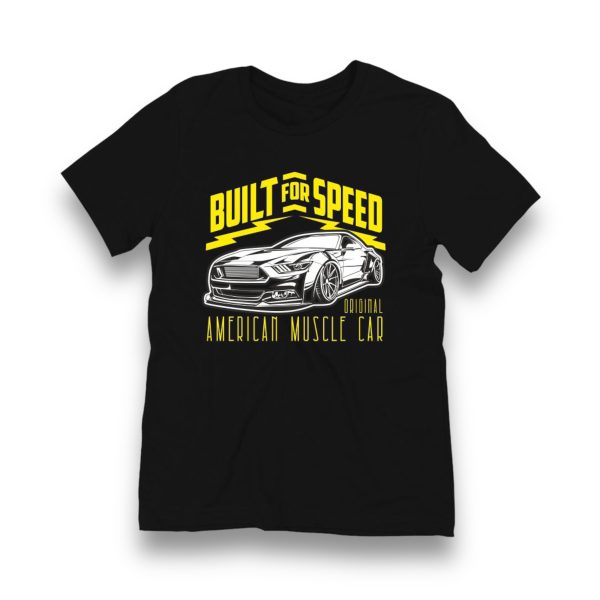 T-SHIRT / KOSZULKA - BUILT FOR SPEED - FORD MUSTANG