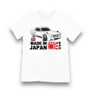 T-SHIRT / KOSZULKA - RETRO NISSAN GTR "MADE IN JAPAN"
