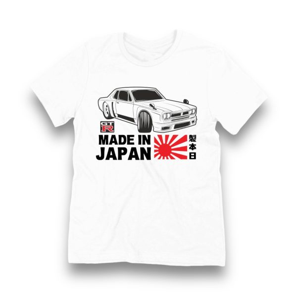 T-SHIRT / KOSZULKA - RETRO NISSAN GTR "MADE IN JAPAN"