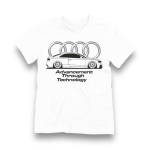 T-SHIRT / KOSZULKA - AUDI "ADVANCED THROUGH TECHNOLOGY"