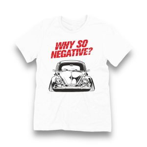 T-SHIRT / KOSZULKA - VW GARBUS "WHY SO NEGATIV?"