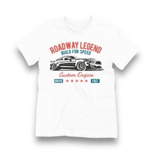 T-SHIRT / KOSZULKA - FORD MUSTANG "ROADWAY LEGEND"