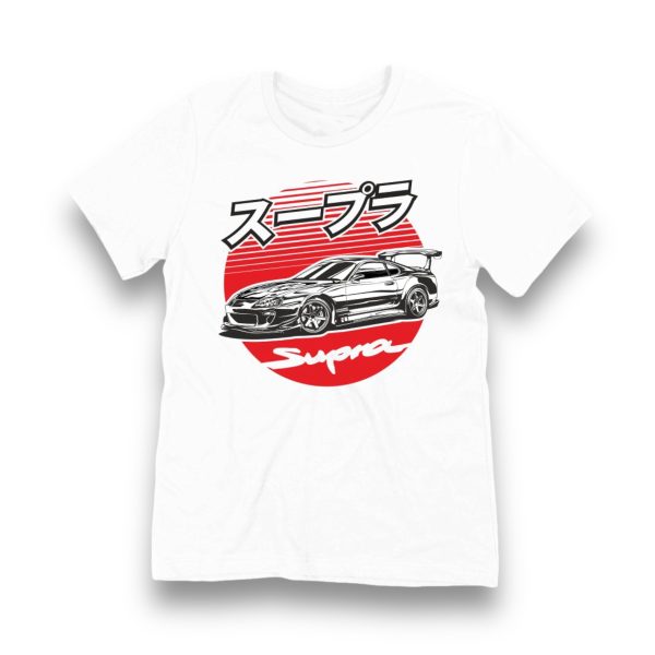 T-SHIRT / KOSZULKA - SUPRA JDM BIAŁA