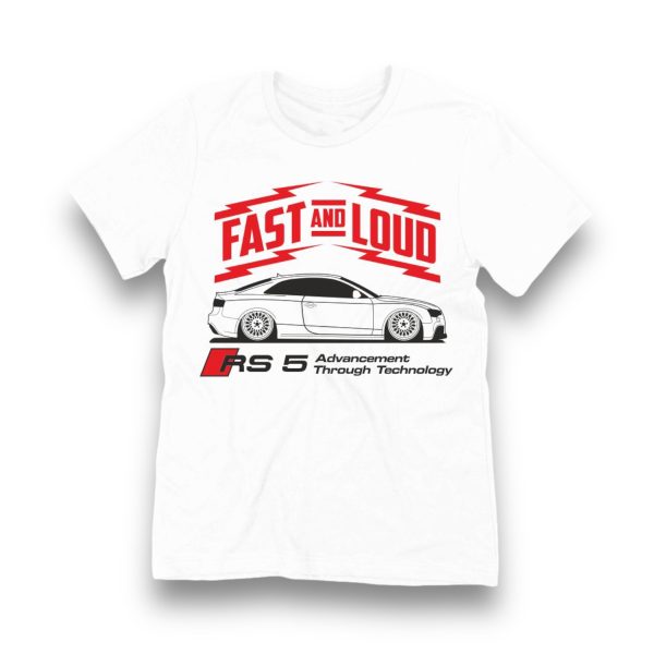 T-SHIRT / KOSZULKA - AUDI RS5 "FAST AND LOUD"