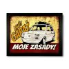 OBRAZ NA ŚCIANĘ – FIAT 126P | MALUCH – MÓJ GARAŻ MOJE ZASADY