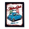 OBRAZ NA ŚCIANĘ – FIAT 500 | ITALIAN JOB